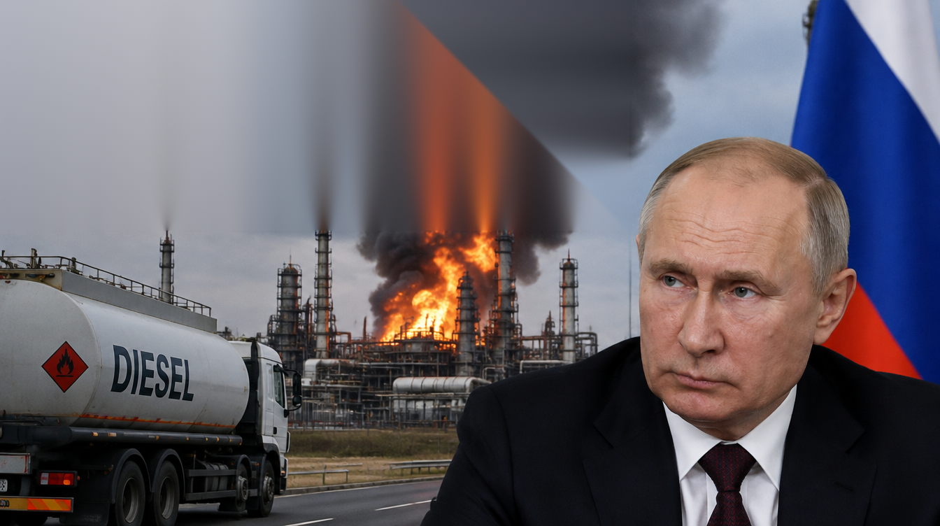 Rússia deve manter restrições às exportações de diesel diante de novos ataques a refinarias